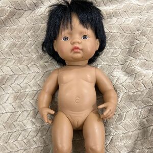 Miniland Doll Baby Girl  Anatomically Correct Baby 15 Inch Vanilla Scented